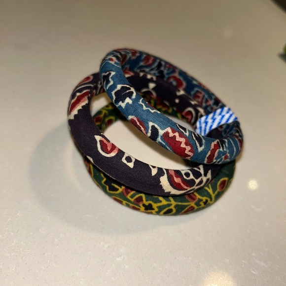 Fabric Wrapped Bangles - Picture 3 of 3